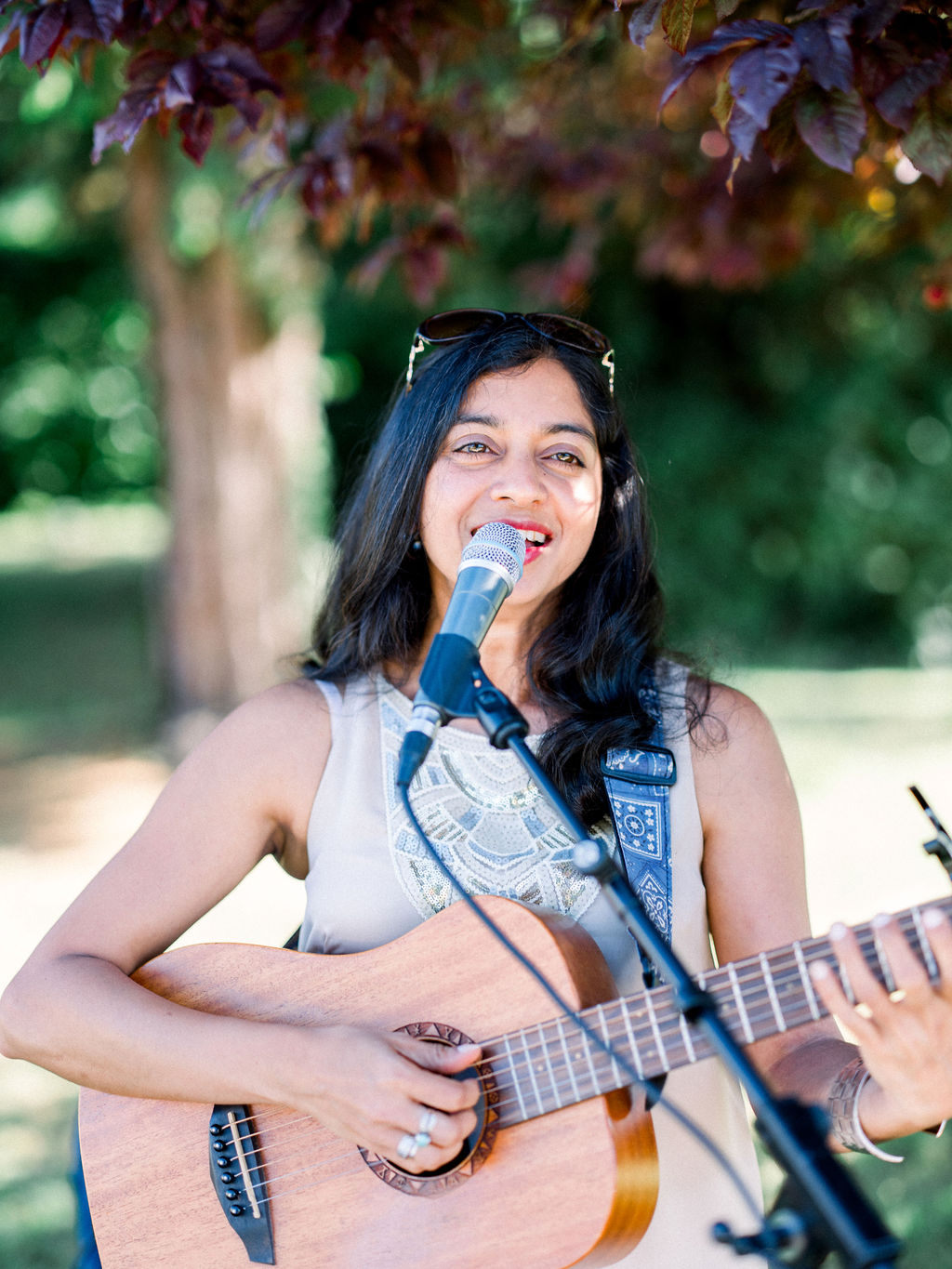 Sumana performing at Chateau de Courcelles